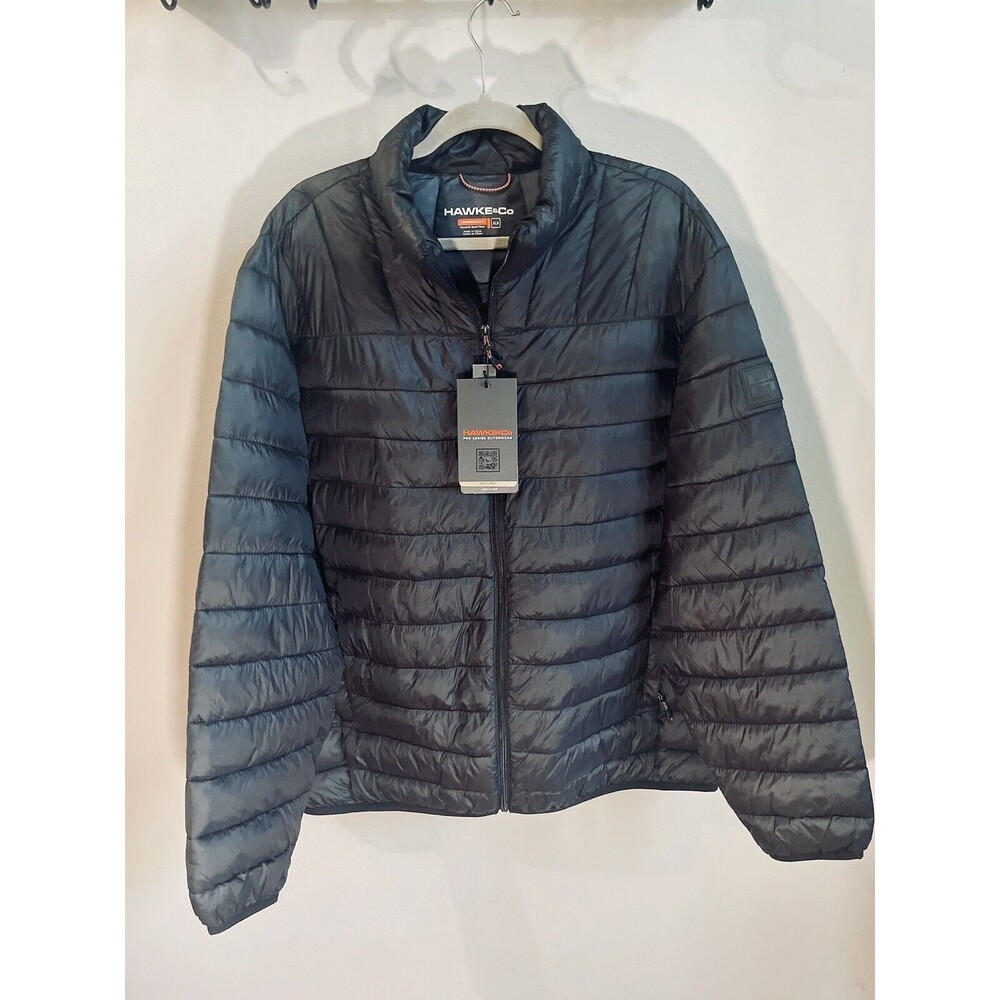 NWT MSRP $175: Hawke & Co Pro Series Men’s Black Featherless Fill Puffer. Sz XLB